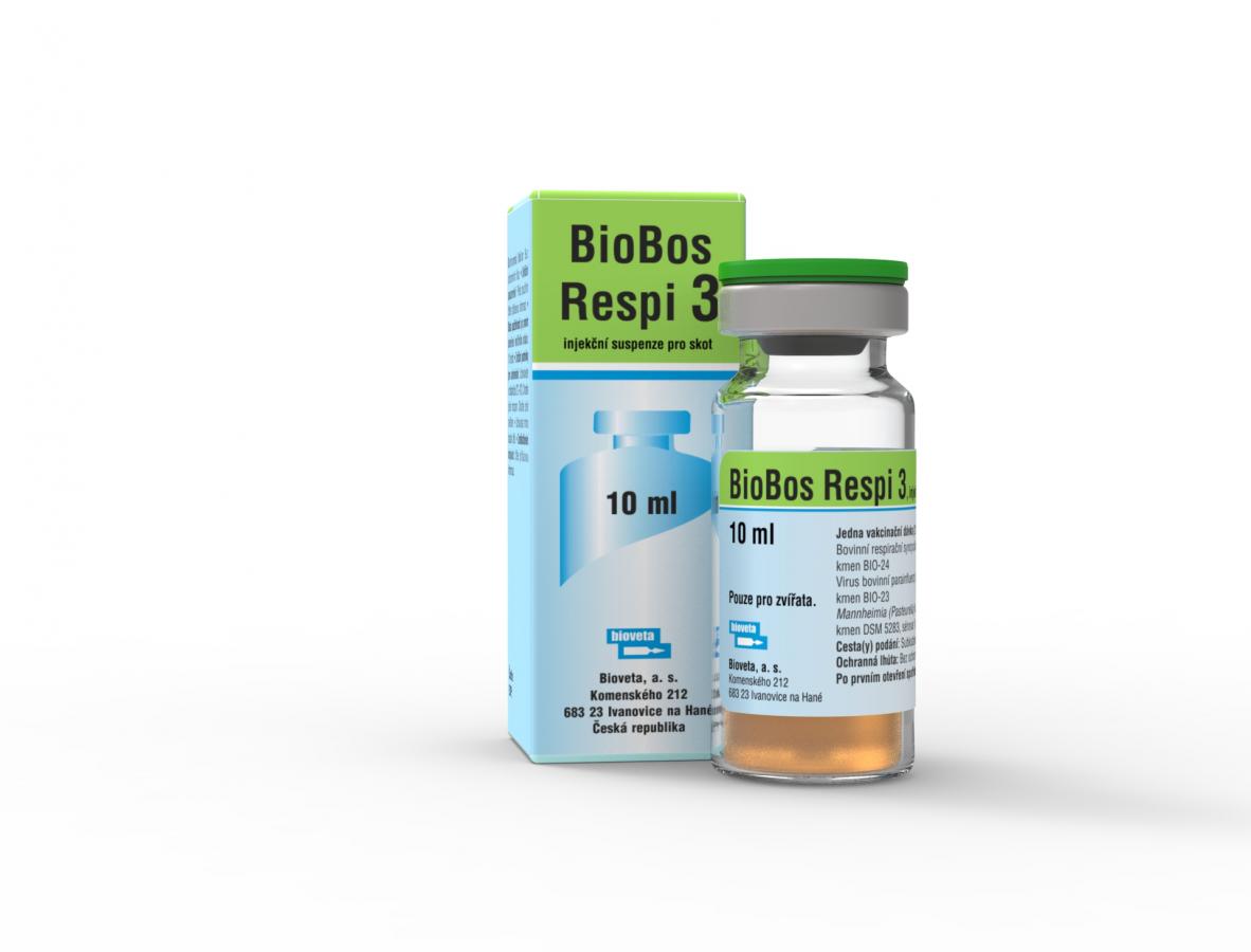BioBos Respi 3, injekčná suspenzia pre hovädzí dobytok