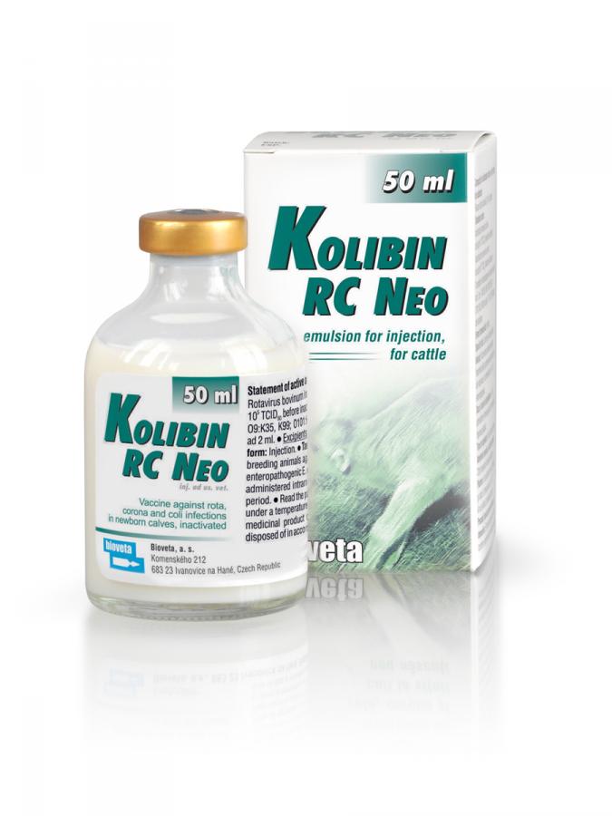 KOLIBIN RC NEO,injekčná suspenzia pre hovädzí dobytok