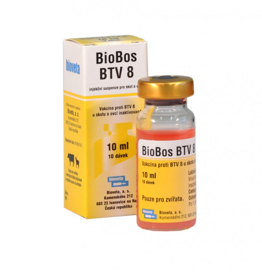 BioBos BTV 8, injekčná suspenzia pre dobytok a ovce