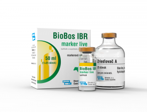 BioBos IBR marker live lyofilizát a rozpúšťadlo na suspenziu