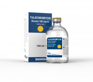 TULATHROMYCIN Bioveta 100 mg/ml injekčný roztok pre hovädzí dobytok, ošípané a ovce