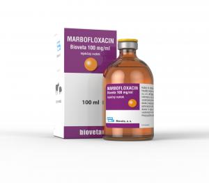 Marbofloxacin Bioveta 100 mg/ml injekčný roztok